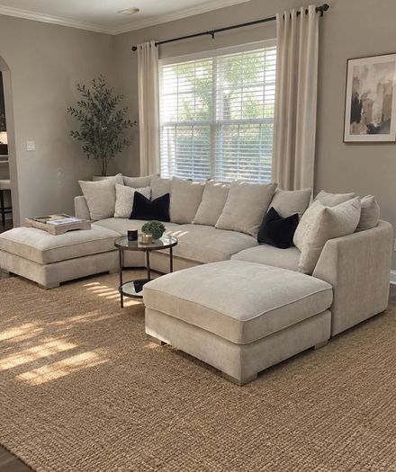 large u shaped sofa
