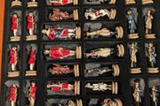SICRI Italian Historical Chess Set - American Revolutionary War - Complete Wooden Storage Box