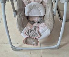 Portable Baby Swing & Rocker - 6 Swing Speeds, 3 Timer Settings