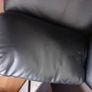 Immaculate Black Leather Look Sofa Set Image 3