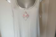 Via Veneto cream detailed top size UK18/20 EU46/48 Postage included