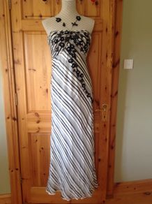 Stunning Black & White Maxi Dress