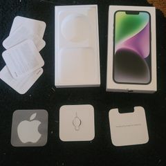 Apple iPhone 14 Empty Box with Sim Card Pin