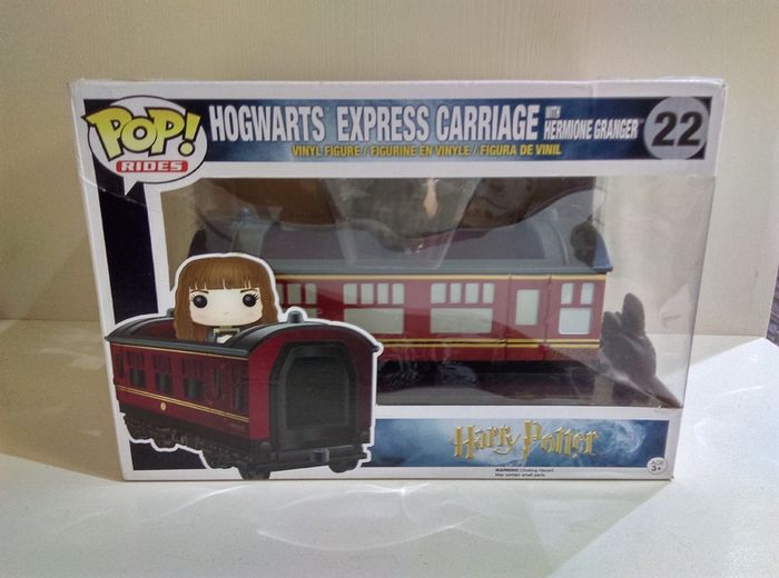 Funko POP Rides 22: Harry Potter Hogwarts Express Train Car With Hermione Granger Action Figure