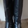Zara Leather lboots Image 5
