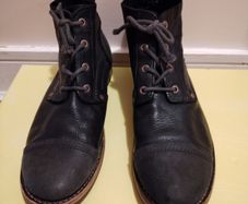 Men's black boots