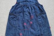 Fixoni Denim baby dress, size 12-18 months