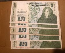 5 x Irish Pound B series