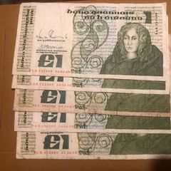 5 x Irish Pound B series