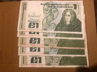 5 x Irish Pound B series