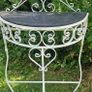 Vintage Wrought Iron Console Table Image 4