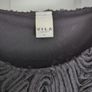 Black Vila dress with pleat detail Image 4