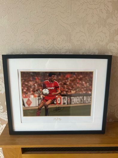 John Aldridge Signed & Framed Photo