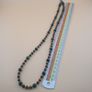 Vintage Jade & Tiger Eyes Stones Beads & Old Brass Beads Necklace Image 9
