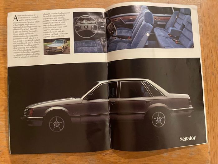 Original Irish OPEL Sales Catalogue