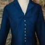 Classic Vintage 60s 70s navy dress Image 2
