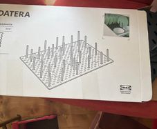 Ikea drawer plate holder