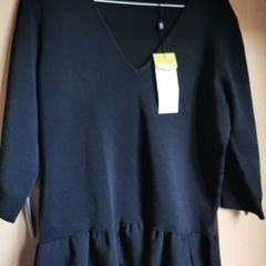 BNWT - Karen millen V neck black Jumper UK 14