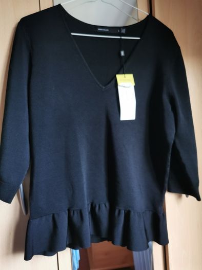 BNWT - Karen millen V neck black Jumper UK 14