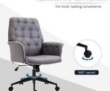 Office Chair, Grey