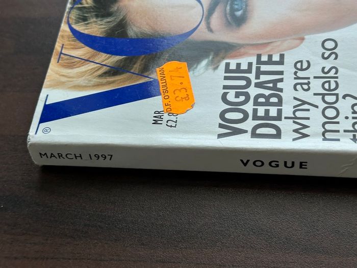 British Vogue Magazines 1997 Priced Individually