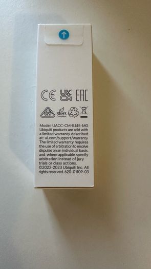 Brand new Unifi SFP+ to RJ45 transceiver module that supports 10G connections up to 100 m
