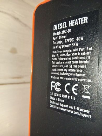 Diesel heater