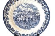 vintage equestrian 10 inch plate