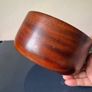 Mahogany wooden bowl Image 4