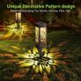 Solar Lights Outdoor Garden, 6 Pack Garden Lights Solar Powered Waterproof with Warm White LED Lights, Solar Garden Ornaments Outdoor for Patio, Yard, Pathway Dusk to Dawn Auto On/Off Image 6