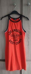 New look Orange mini dress fits adult xs