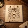 Family Crest Coat of Arms Wooden Coasters Image 3
