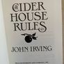 Vintage The Cider House Rules Book Image 4