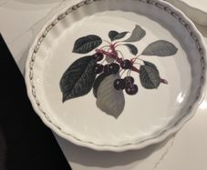 Queens Porcelain Hookers Fruit Flan dish 3 Available