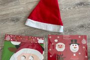Christmas masks Santa Snowman Penguin Reindeer and Santa's hat Christmas accessories
