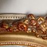 1890s victorian era gilt plate mirror with salamander Image 6