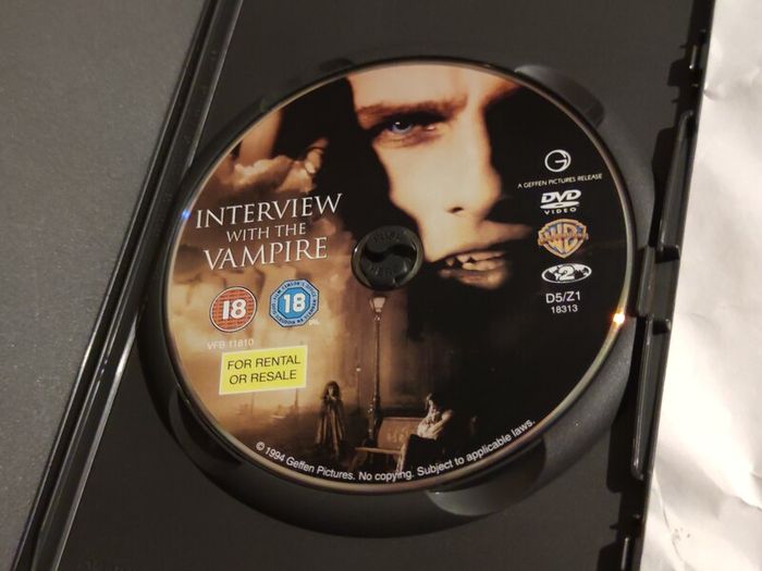 Interview with a Vampire Dvd