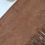 Brown Fringe Suedette Wrap Scarf Image 5