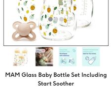 MAM Glass bottles
