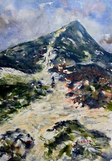 croagh Patrick watercolour