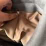 Vintage 1970s/80s George Henry of Dublin Charcoal/taupe-grey Wool Cashmere Coat UK 12 Image 8