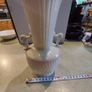 Antique Belleek China Vases With 2 Handles And Long Nick With Hint Of Pink Image 4