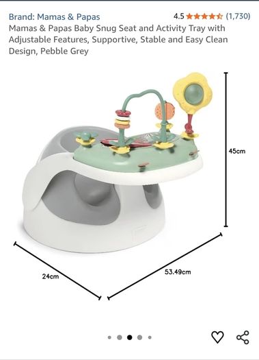 mamas papas baby seat, geat for baby