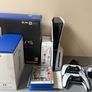 PS5 Digital Edition Bundle Disc Drive, 2 Controllers, Charging Dock and 3 Games  Excellent Condition Image 2