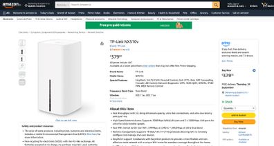 TP-Link NX510v 5G Router