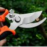 New green garden secateurs hand scissors Image 3