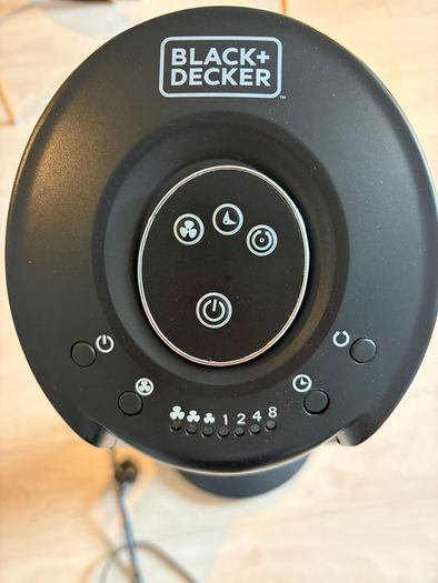 Black+Decker 80cm Tower Fan Black - Remote + Timer