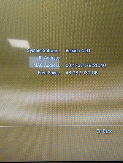 PS3 Fat CECHK03 1TB CFW Evilnat + Genuine DualShock 3 Controller