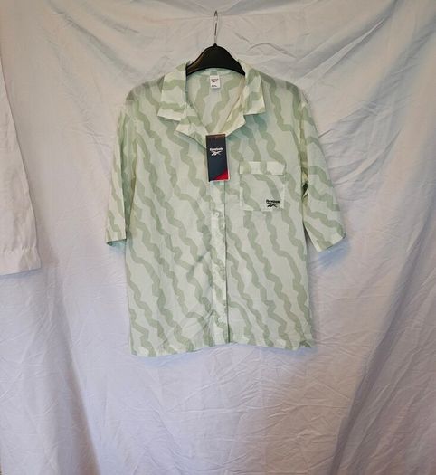 Reebok Green Wave Print Shirt