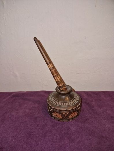 Hand Carved African wooden pen